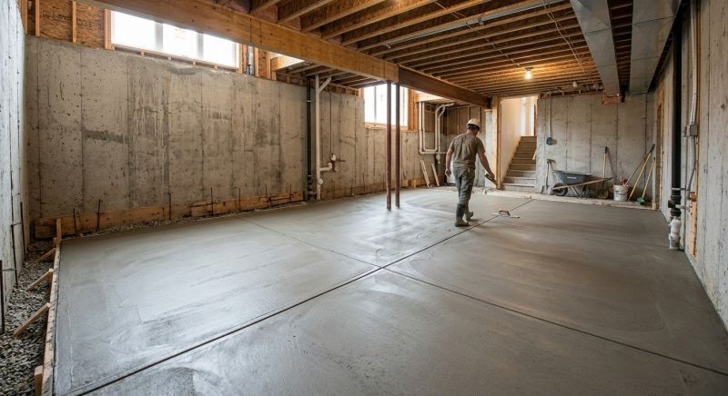 Basement Concrete Installation in Hialeah, FL