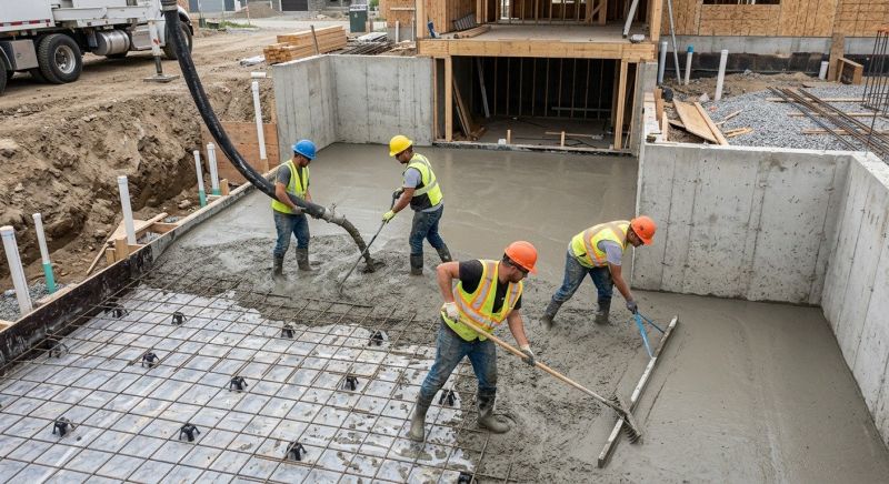 Basement Concrete Installation in North Miami Beach, FL