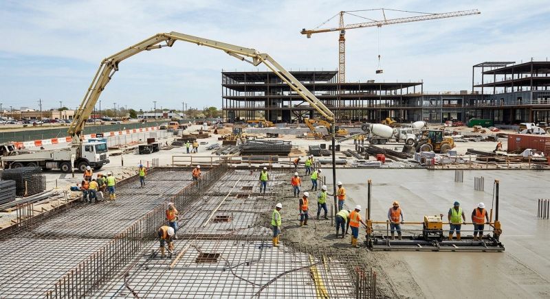 Commercial Slab Construction in Pompano Beach, FL