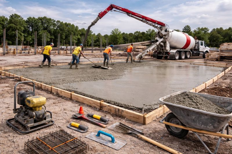 Commercial Slab Installation in Deerfield Beach, FL