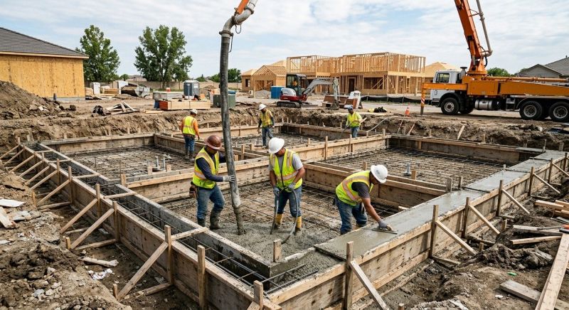 Concrete Foundation Installation in North Miami Beach, FL