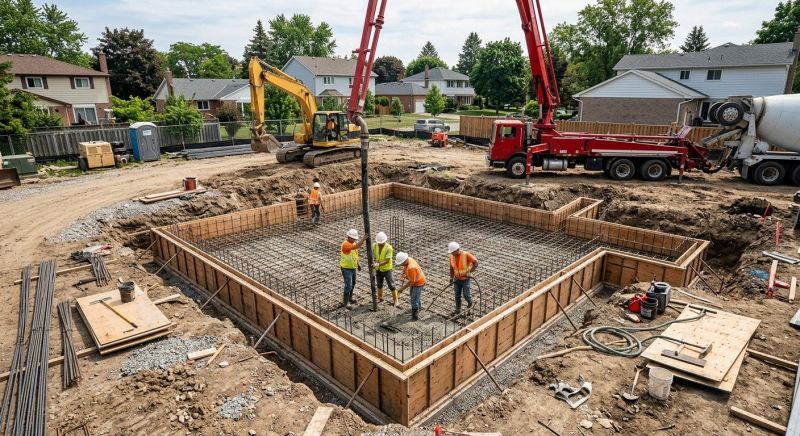 Concrete Foundation Installation in North Miami Beach, FL