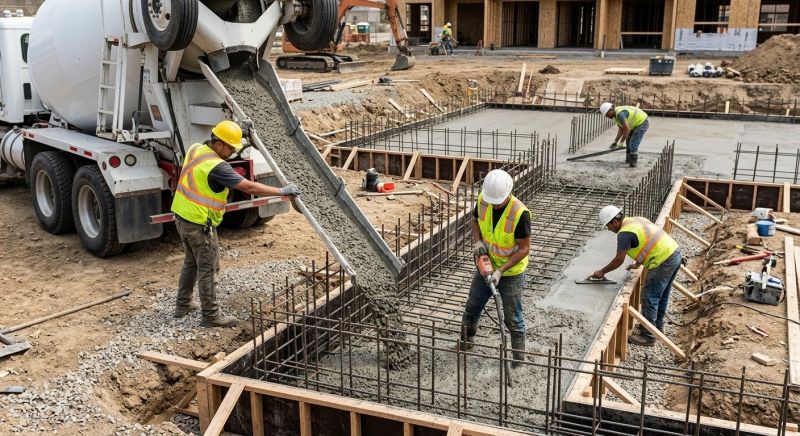 Foundation Wall Pouring in Deerfield Beach, FL