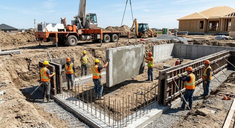 Foundation Wall Pouring in Hallandale, FL