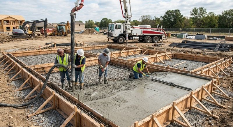 Foundation Wall Pouring in Key Biscayne, FL