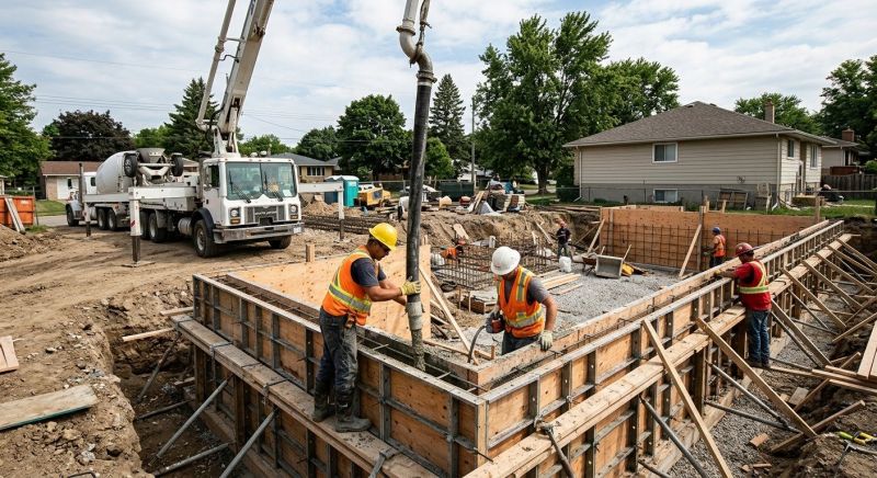 Foundation Wall Pouring in Hollywood, FL