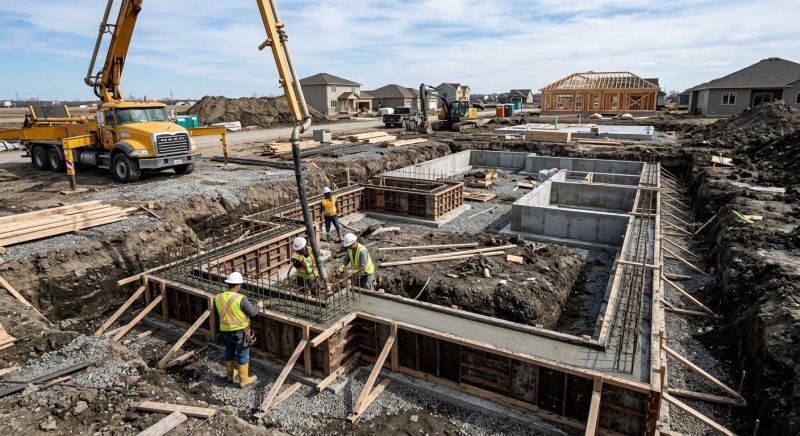 Poured Foundation Installation in Hollywood, FL
